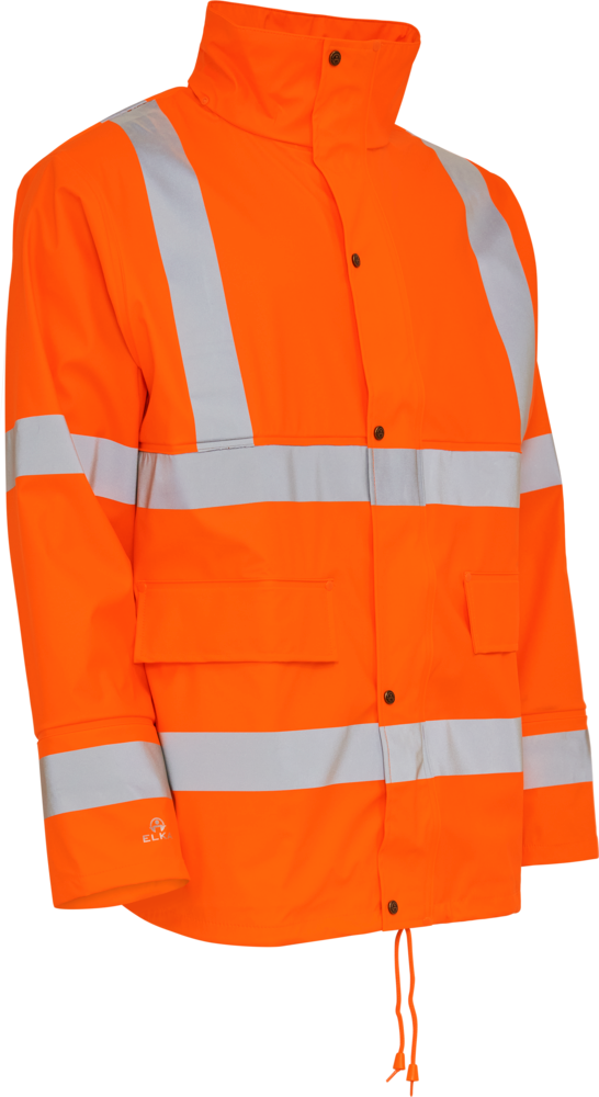 Elka Dry Zone D-Lux PU Regenjacke Hi-Vis mit Reflexstreifen 026300R