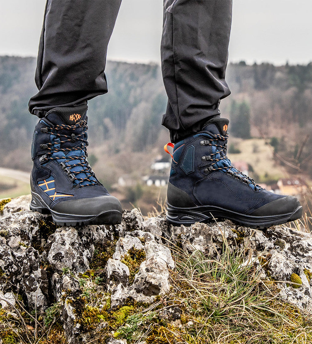 Haix SCOUT 3.0 GTX Outdoorstiefel Wanderstiefel navy/orange 206331