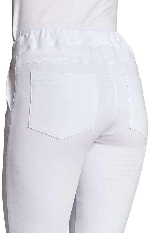 Leiber 7/8 Sweathose Damenhose Weiß 08/6180