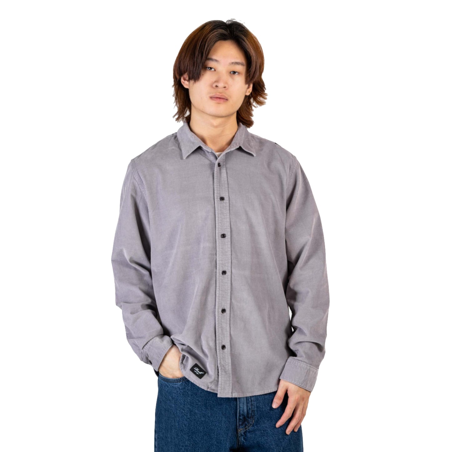 Reell Strike Shirt Grey Purple
