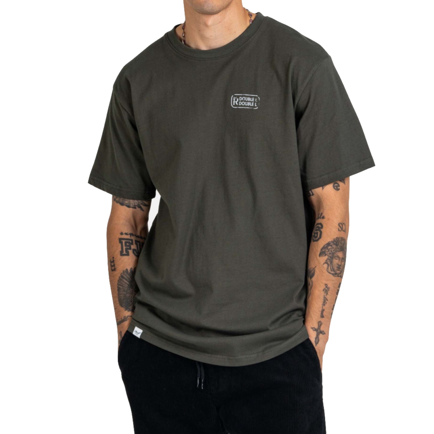 Reell Team Sign T-Shirt Jasper Green