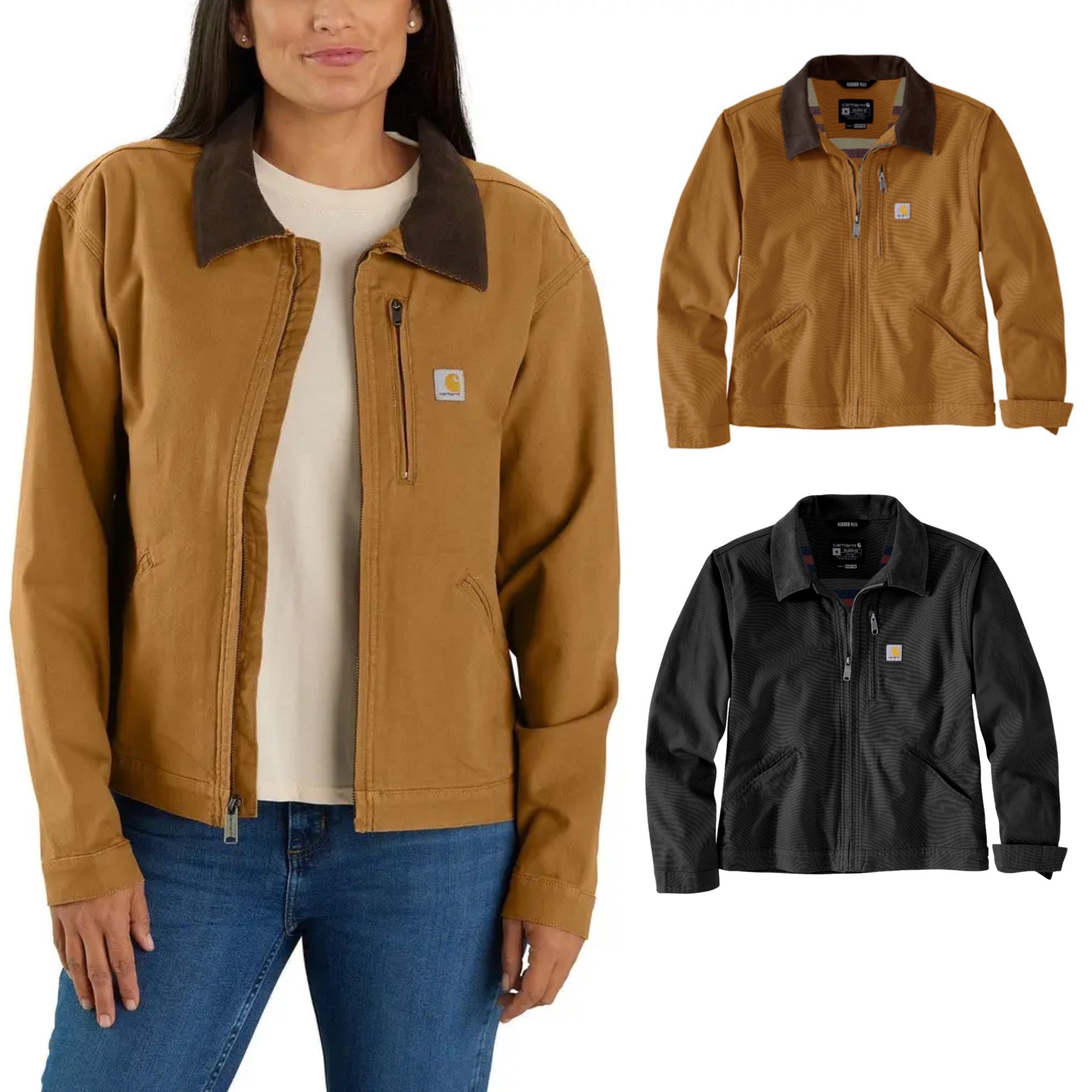 106208 Womens Relaxed Fit Canvas Detroit Jacket