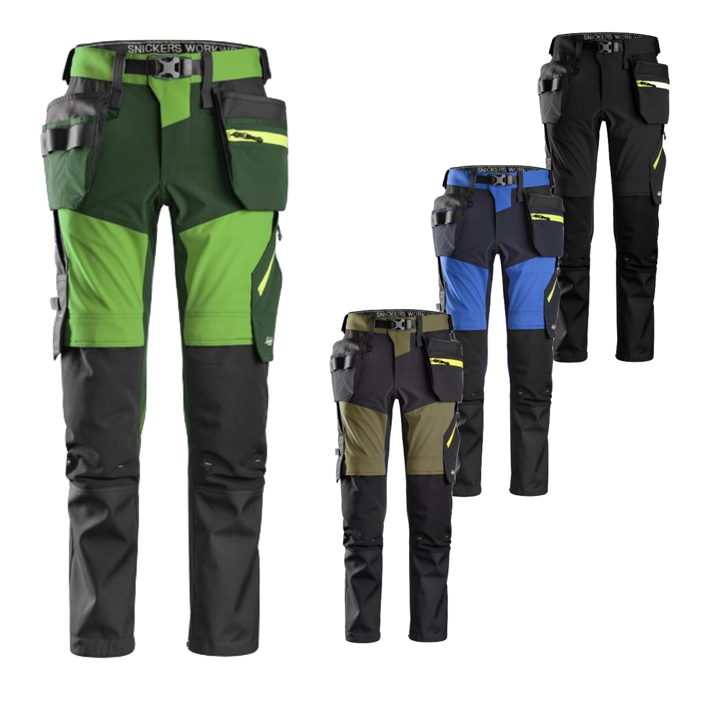 Snickers FlexiWork Softshell-Stretchhose+ mit Holstertaschen 6940