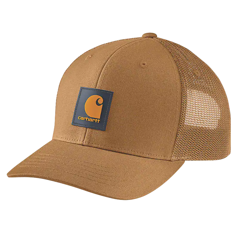 Carhartt Rugged Flex Twill Mesh Back Logo Trucker Cap 105216