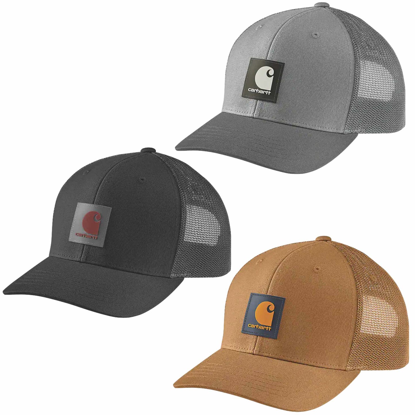 Carhartt Rugged Flex Twill Mesh Back Logo Trucker Cap 105216