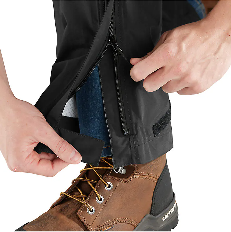 Carhartt Monterey Arbeitshose Regenhose Storm Defender Schwarz 106437