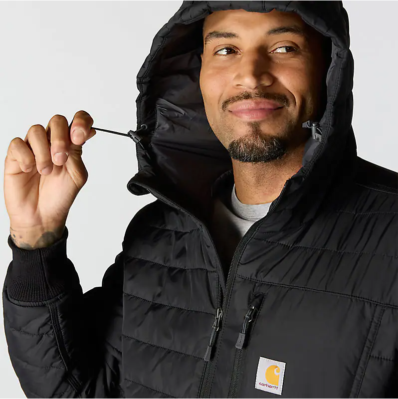 Carhartt Gilliam Acitve Jacket Steppjacke mit Kapuze Schwarz 106543