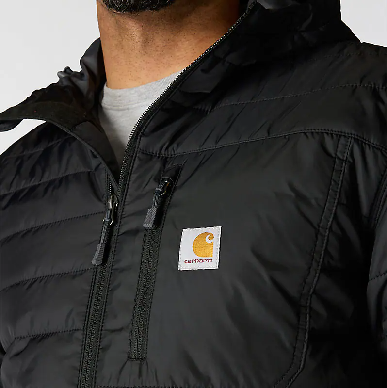 Carhartt Gilliam Acitve Jacket Steppjacke mit Kapuze Schwarz 106543