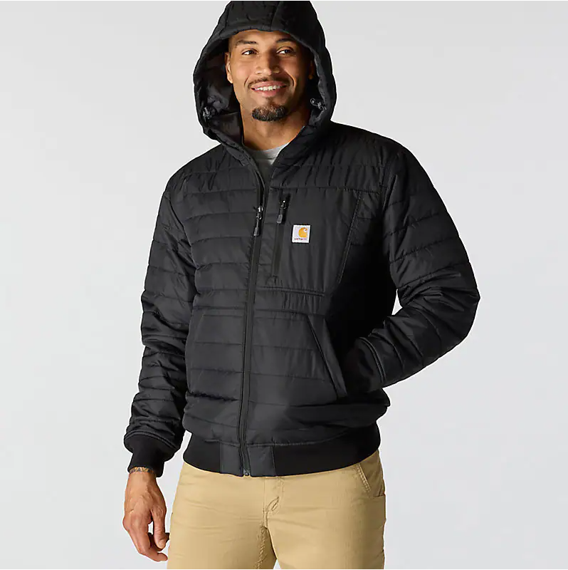 Carhartt Gilliam Acitve Jacket Steppjacke mit Kapuze Schwarz 106543