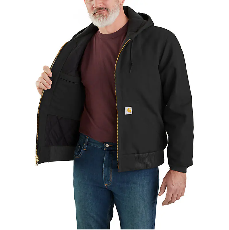 Carhartt j140 Loose Fit Firm Duck Insulated Flannel Lined Active Jacket 106673