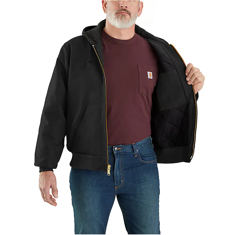 Carhartt j140 Loose Fit Firm Duck Insulated Flannel Lined Active Jacket 106673