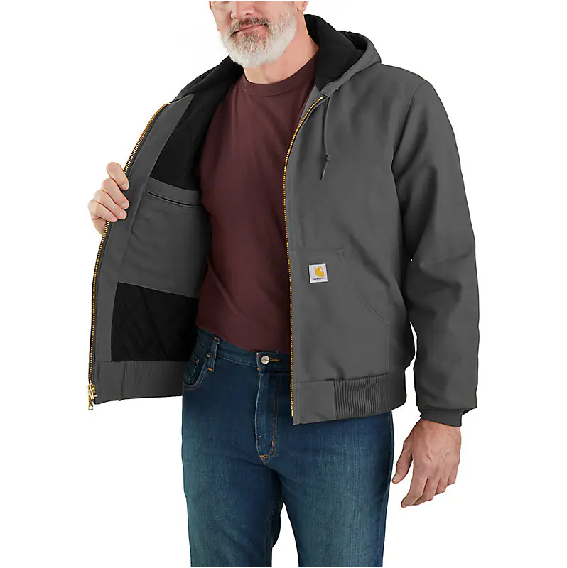 Carhartt j140 Loose Fit Firm Duck Insulated Flannel Lined Active Jacket 106673