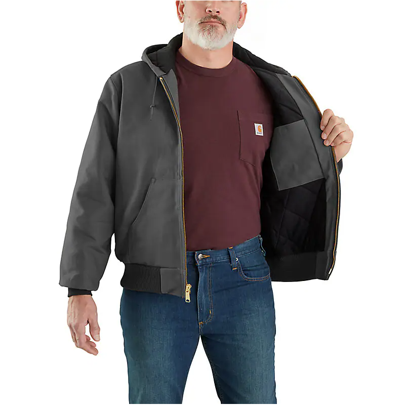 Carhartt j140 Loose Fit Firm Duck Insulated Flannel Lined Active Jacket 106673