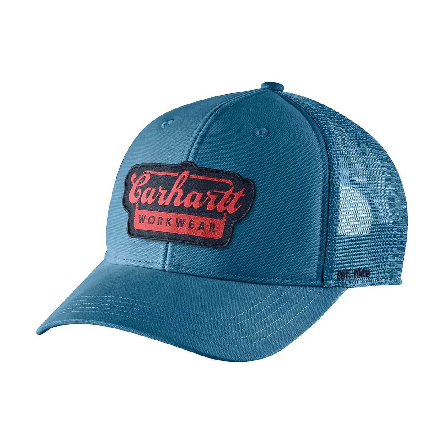 Carhartt Rugged Flex Twill Mesh Back Script Patch Cap 106738