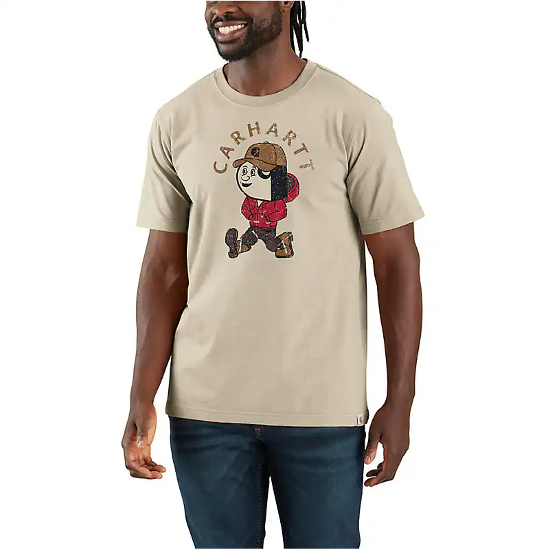 Carhartt Relaxed Fit Lightweight Short-Sleeve Active Jac Graphic T-Shirt 107051