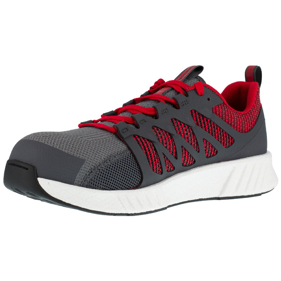 Reebok Grey Red White Sport Oxford Sicherheitsschuhe S1P IB1070S1P
