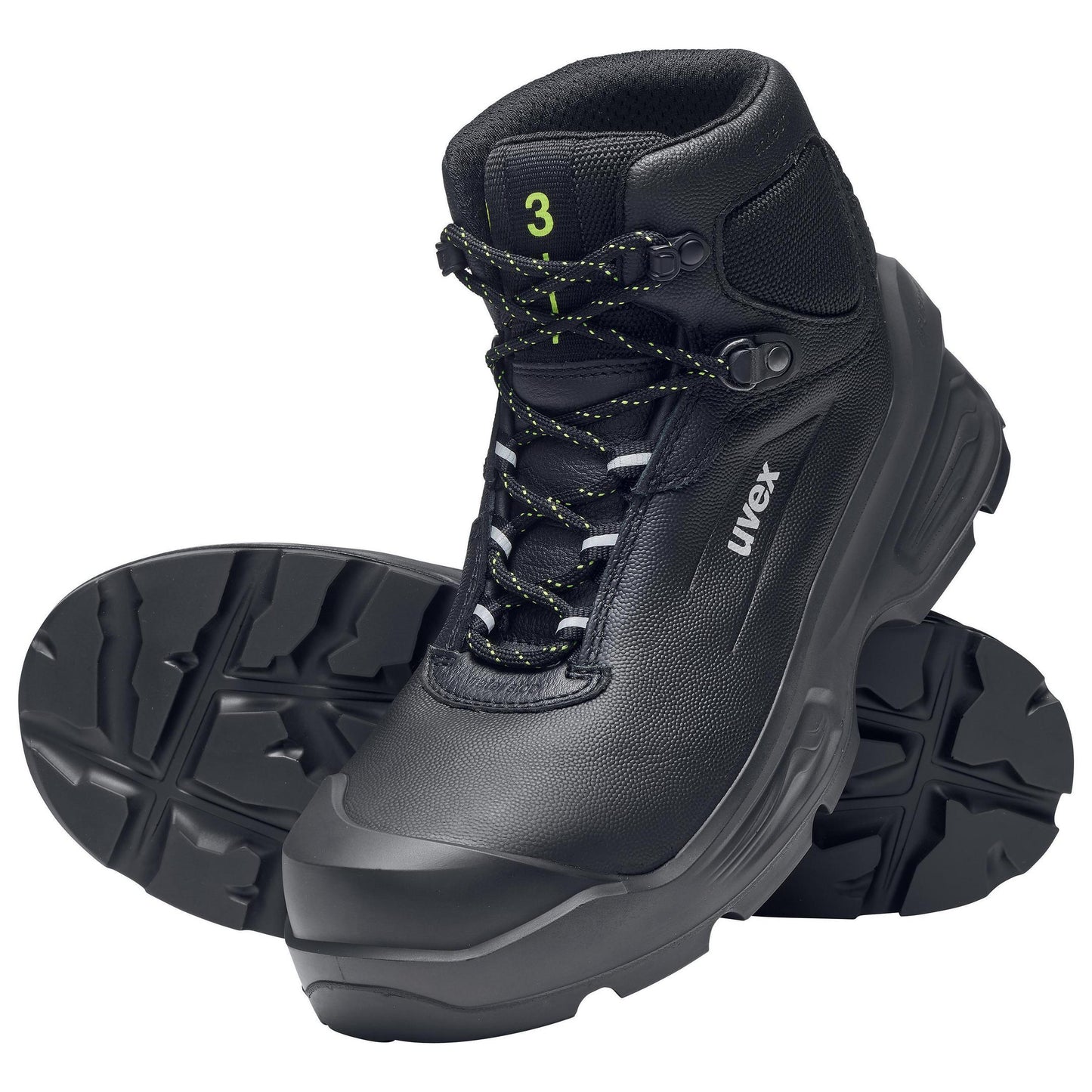 uvex 3 Sicherheitsschuh S3L Schnürstiefel Schwarz 68742
