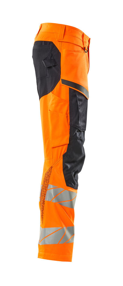 MASCOT® Accelerate Safe Hose mit Knietaschen Ultimate Stretch Orage/Navy 19579