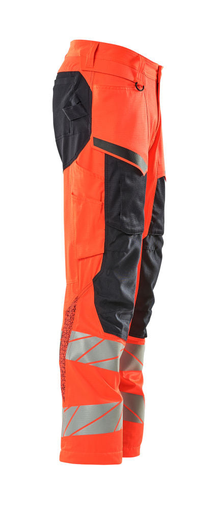 MASCOT® Accelerate Safe Hose mit Knietaschen Ultimate Stretch Rot/Navy 19579