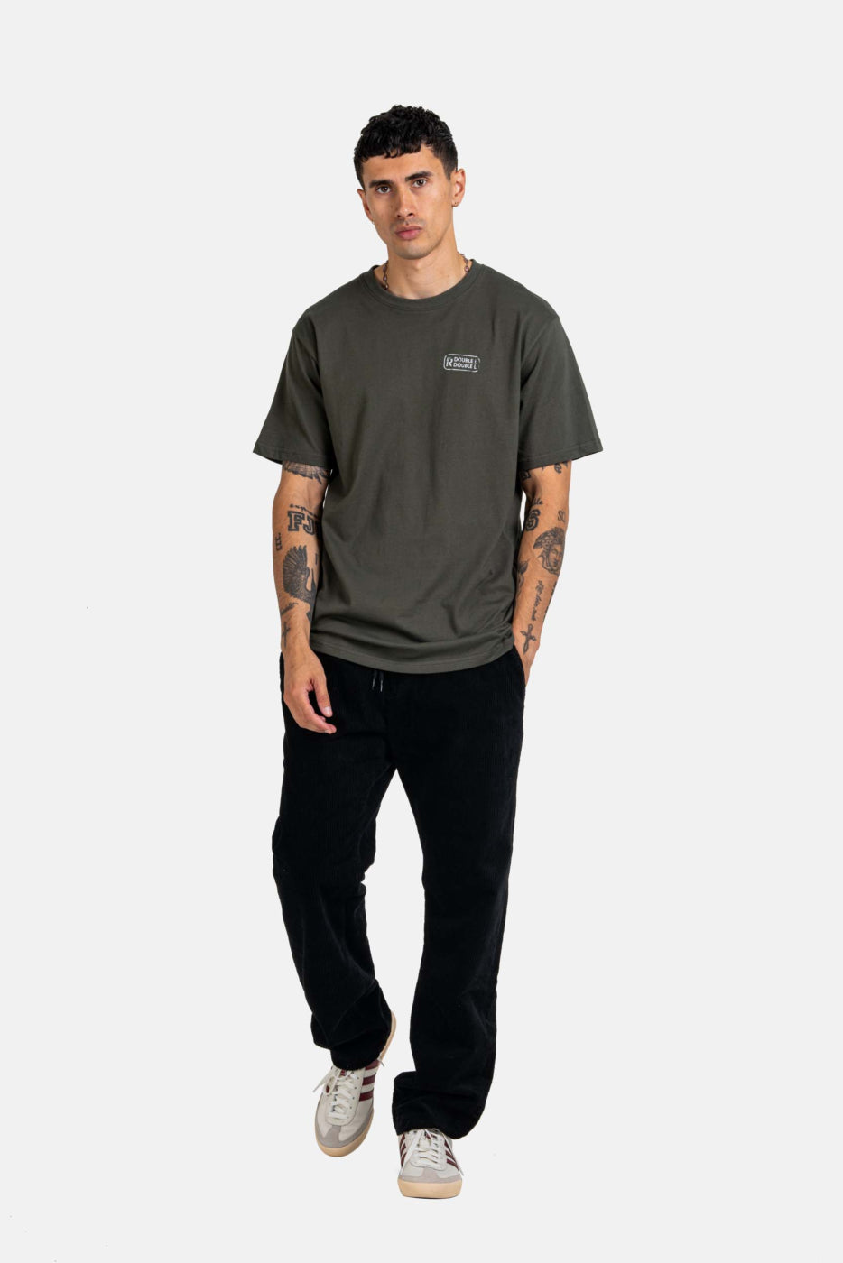 Reell Team Sign T-Shirt Jasper Green