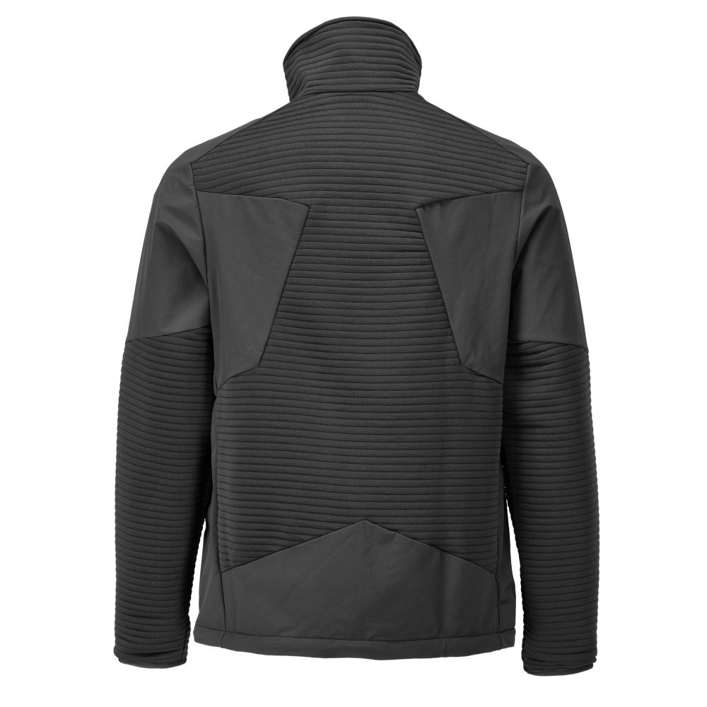 MASCOT® CUSTOMIZED Fleecepullover mit kurzem Reißverschluss Schwarz 22005