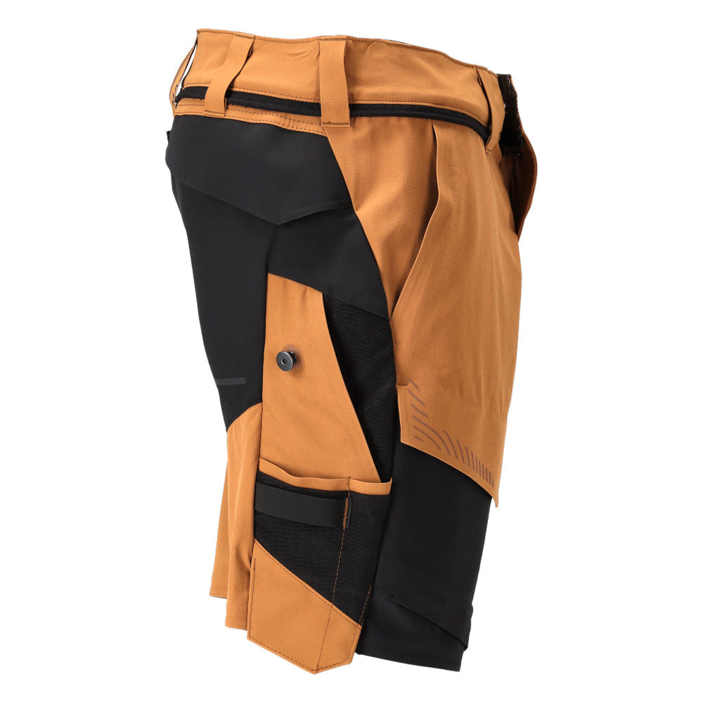 MASCOT® CUSTOMIZED Shorts Ultimate Stretch wasserabweisend Nussbraun/Schwarz 22149