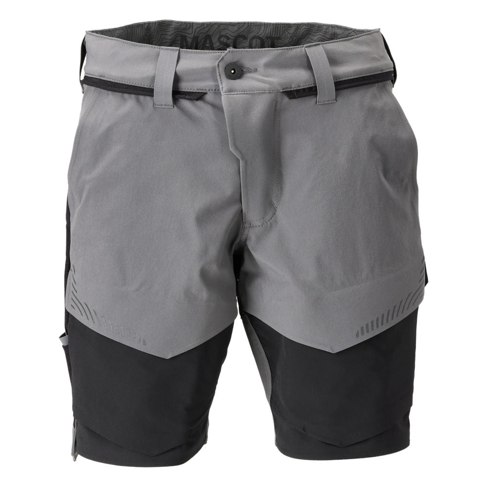 MASCOT® CUSTOMIZED Shorts Ultimate Stretch wasserabweisend Anthrazit/Schwarz 22149