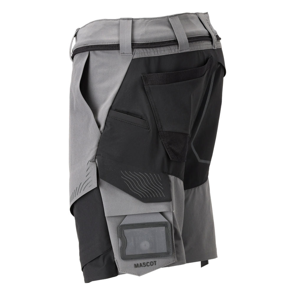 MASCOT® CUSTOMIZED Shorts Ultimate Stretch wasserabweisend Anthrazit/Schwarz 22149