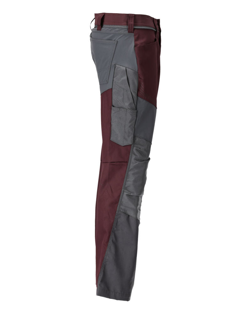 MASCOT® CUSTOMIZED Hose mit Knietaschen Bordeaux/Anthrazit 22479