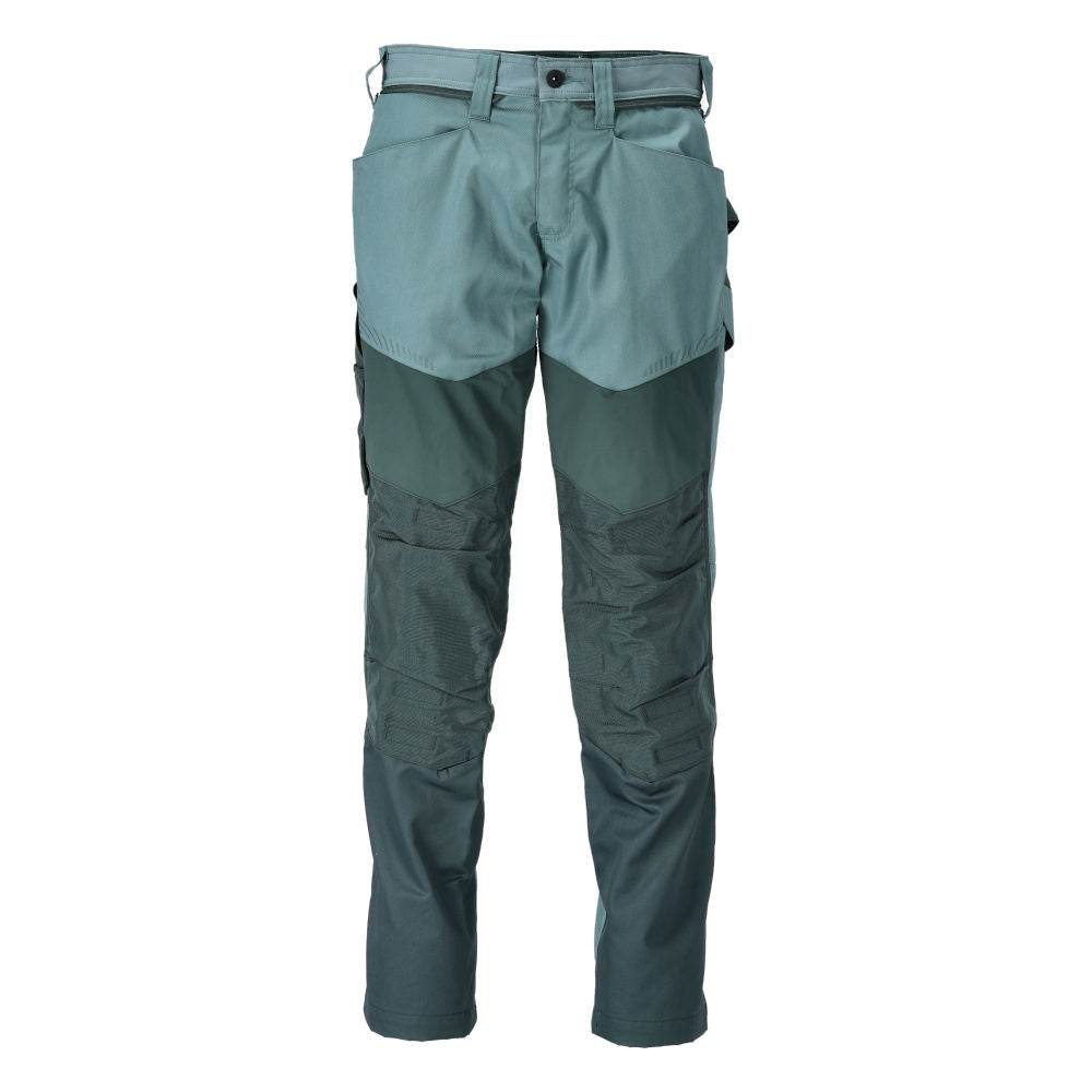 MASCOT® CUSTOMIZED Hose mit Knietaschen Helles Waldgrün/Waldgrün 22479