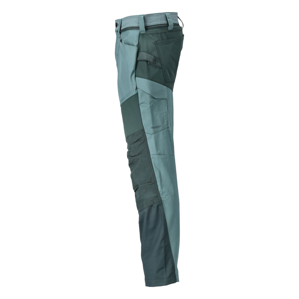 MASCOT® CUSTOMIZED Hose mit Knietaschen Helles Waldgrün/Waldgrün 22479