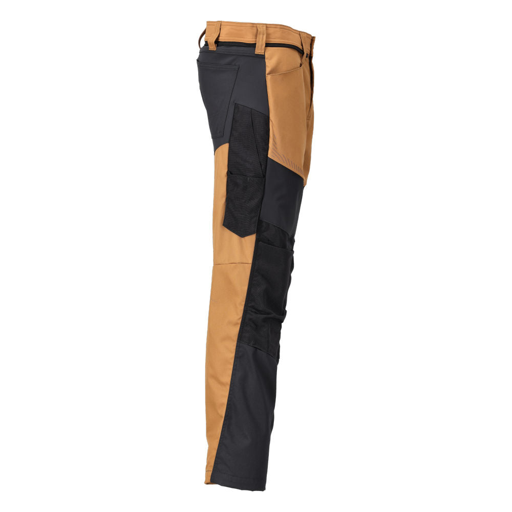 MASCOT® CUSTOMIZED Hose mit Knietaschen Nussbraun/Schwarz 22479