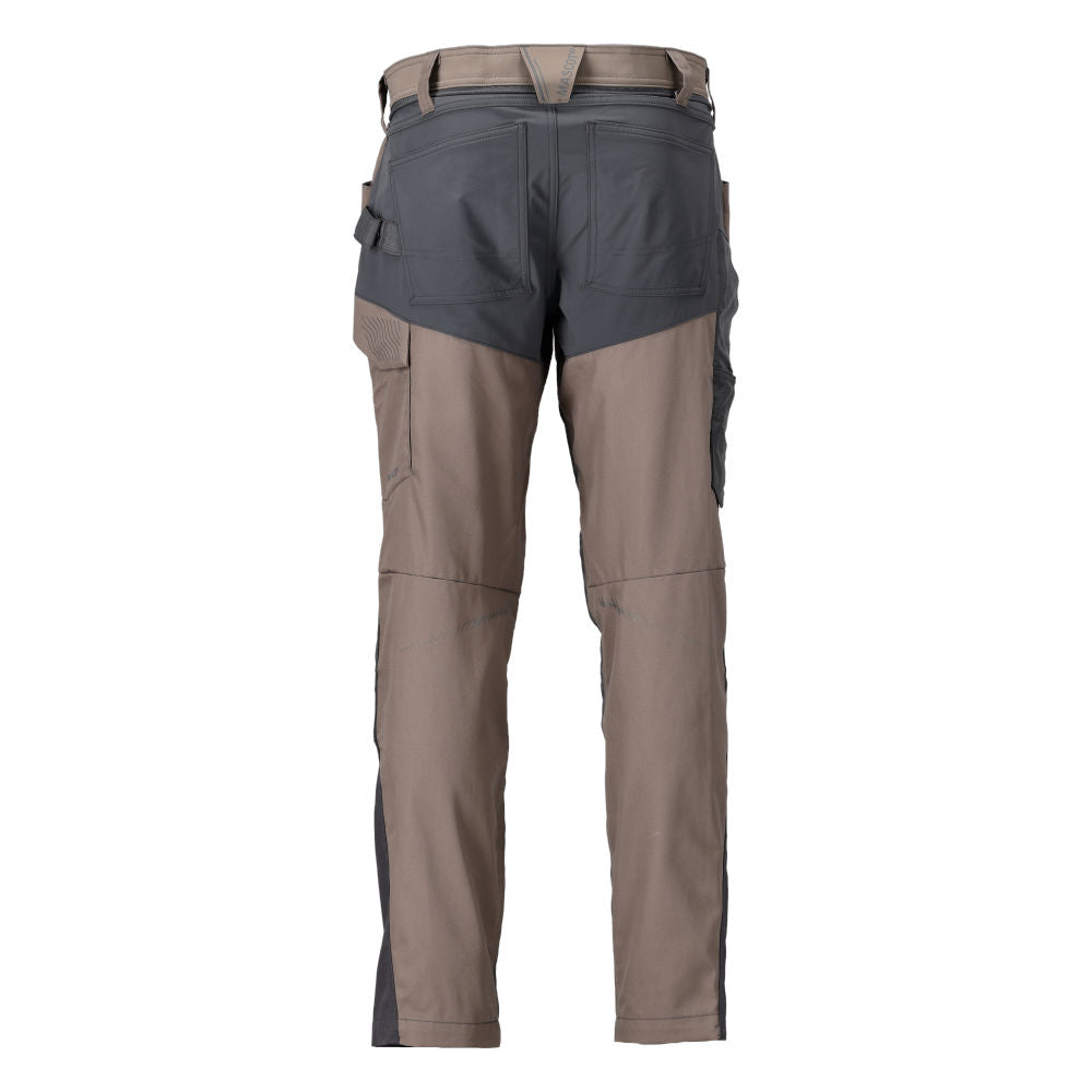 MASCOT® CUSTOMIZED Hose mit Knietaschen Sandbeige/Schwarz 22479