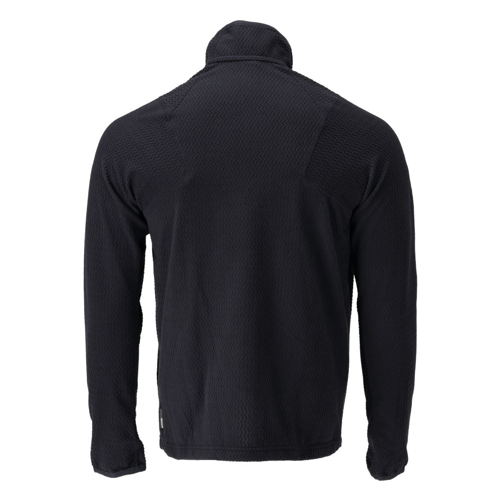 MASCOT® CUSTOMIZED Microfleece Pullover mit kurzem Reißverschluss Schwarzblau 22703