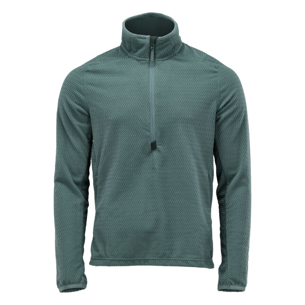 MASCOT® CUSTOMIZED Microfleece Pullover mit kurzem Reißverschluss helles Waldgrün 22703