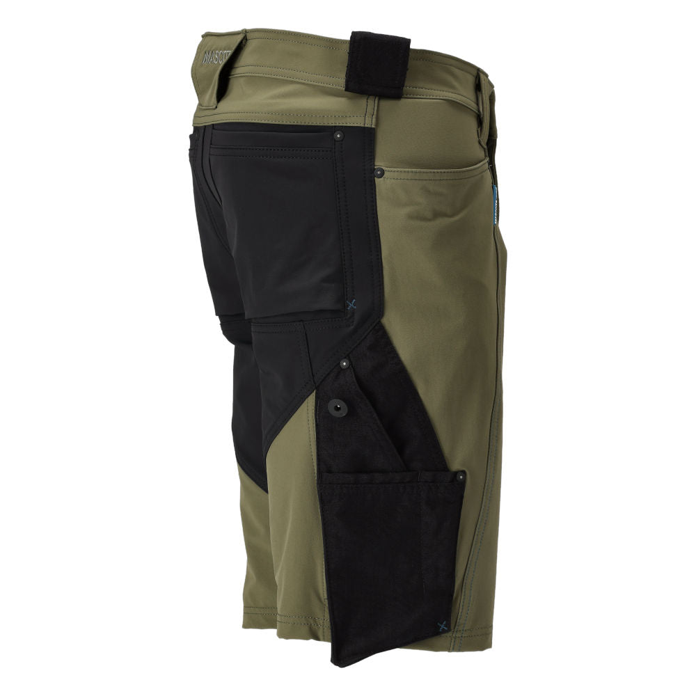 MASCOT® ADVANCED Shorts Ultimate Stretch Moosgrün/Schwarz 23149