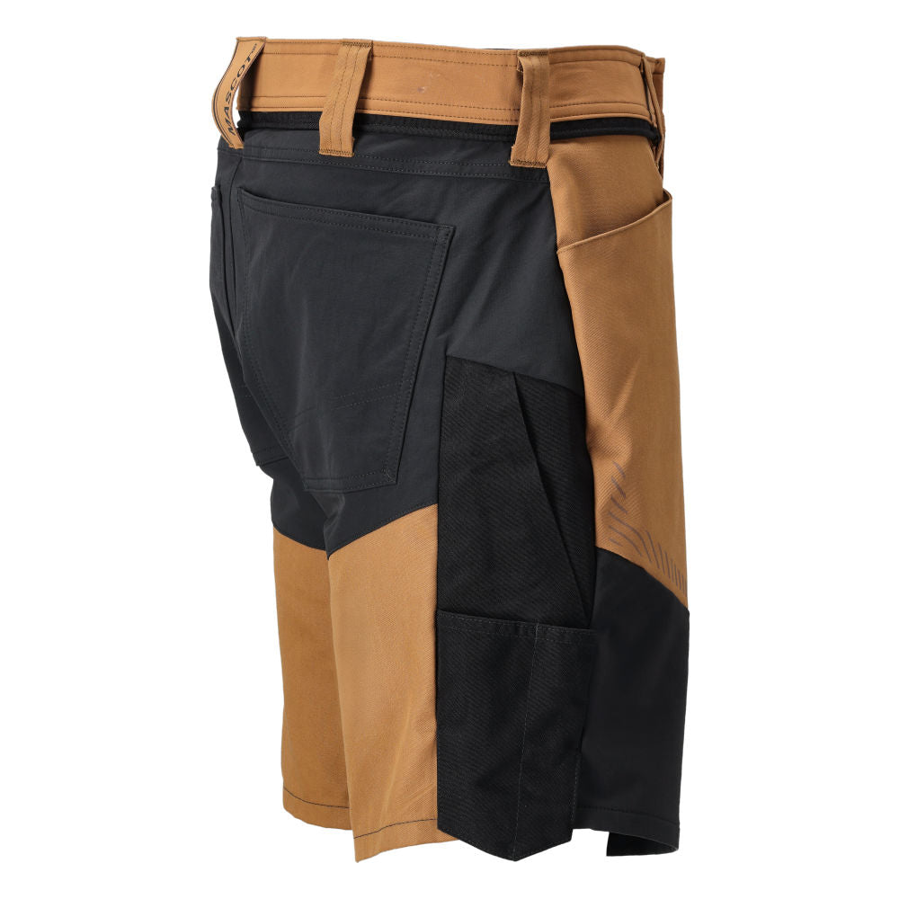 MASCOT® CUSTOMIZED Shorts mit Stretch Zones Nussbraun/Schwarz 25149