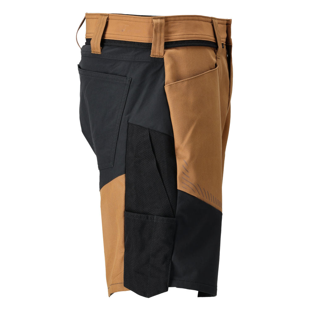 MASCOT® CUSTOMIZED Shorts mit Stretch Zones Nussbraun/Schwarz 25149