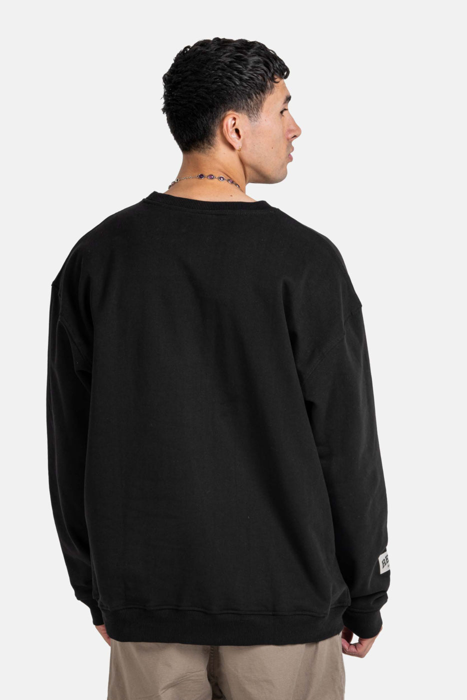 Reell Team Crewneck Sweatshirt Deep Black Schwarz