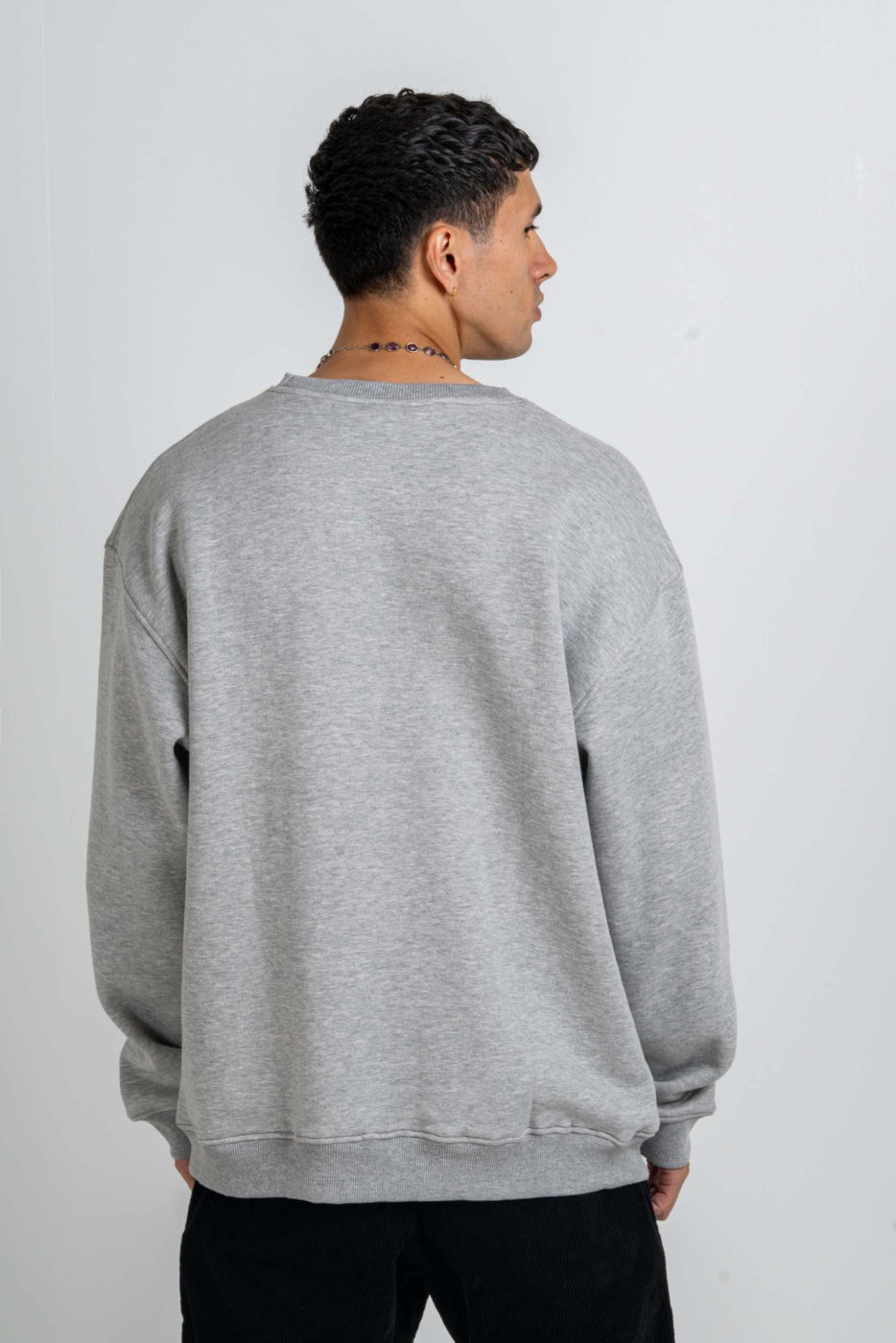 Reell Team Crewneck Sweatshirt Grey Melange