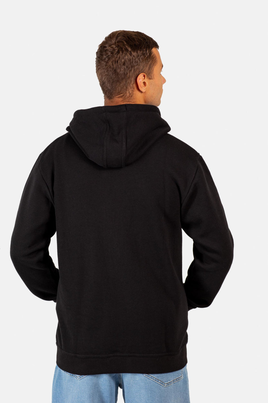 Reell Staple Logo Zip Hoodie Kapuzenjacke Sweatjacke Deep Black