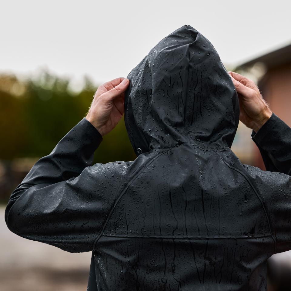 Elka Elements Regenjacke PU/PVC Schwarz 306600