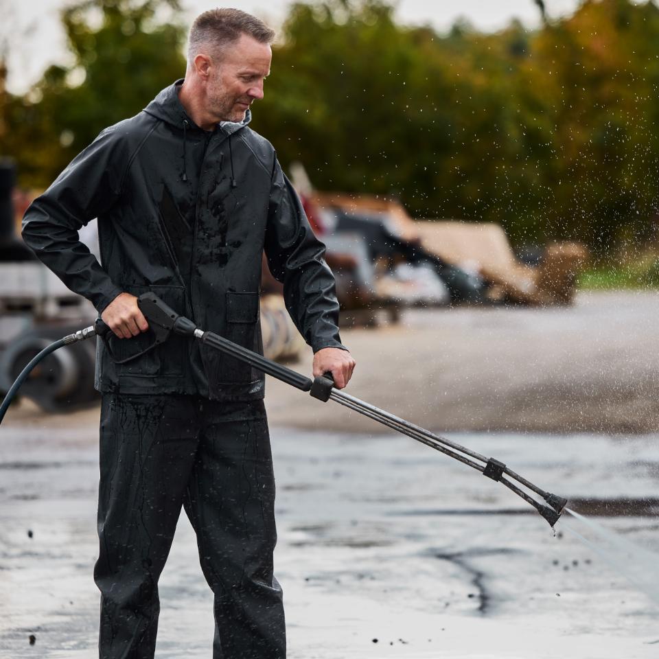 Elka Elements Regenhose PU/PVC Schwarz 302400