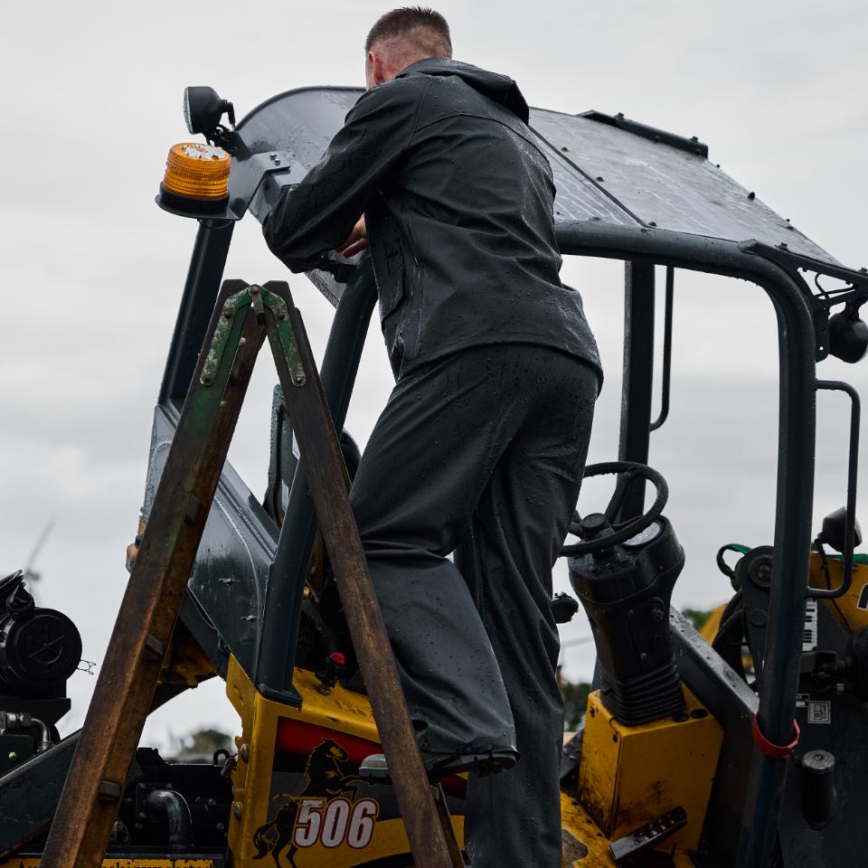 Elka Elements Regenhose PU/PVC Schwarz 302400