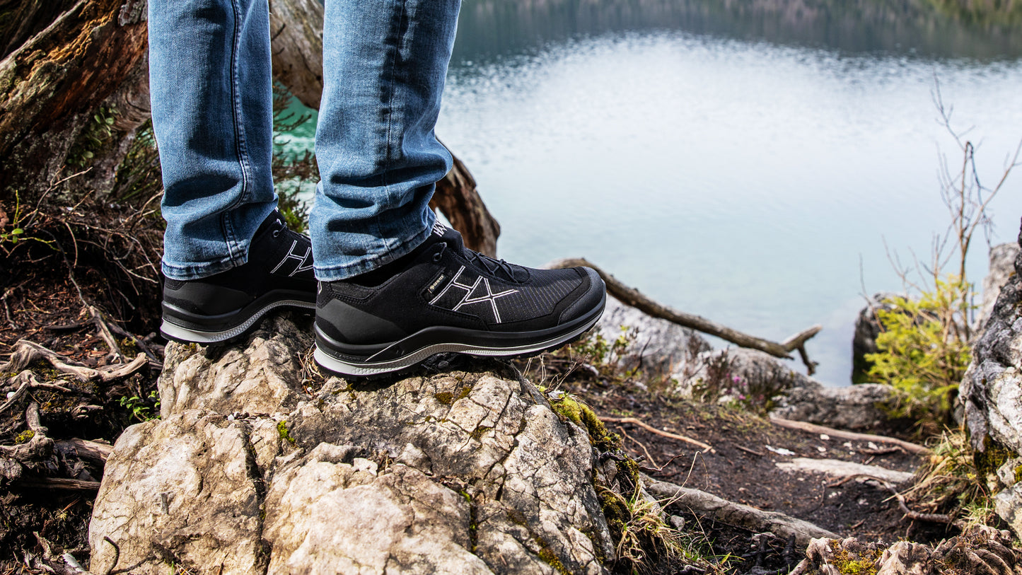 Haix Black Eagle Adventure 3.0 GTX low black-silver 330139