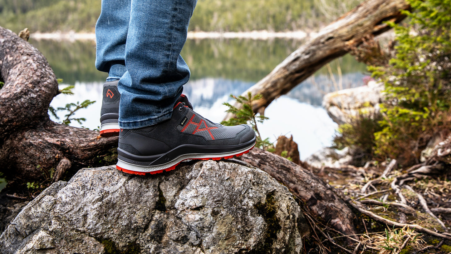 Haix Black Eagle Adventure 3.0 GTX low graphite-orange 330140