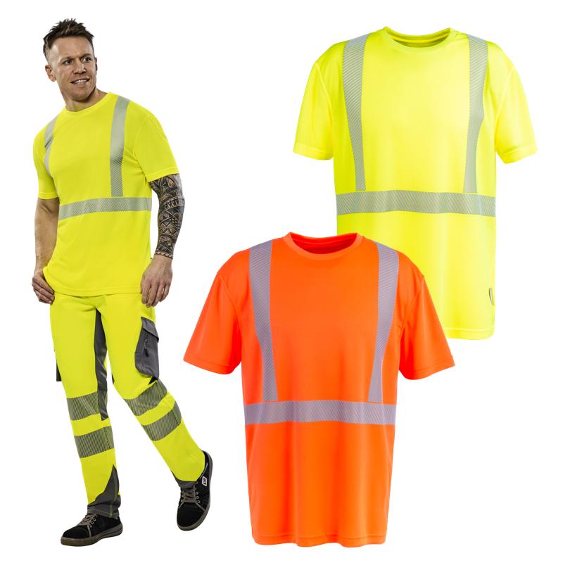 Planam Norit Warnschutz T-Shirt kurzarm