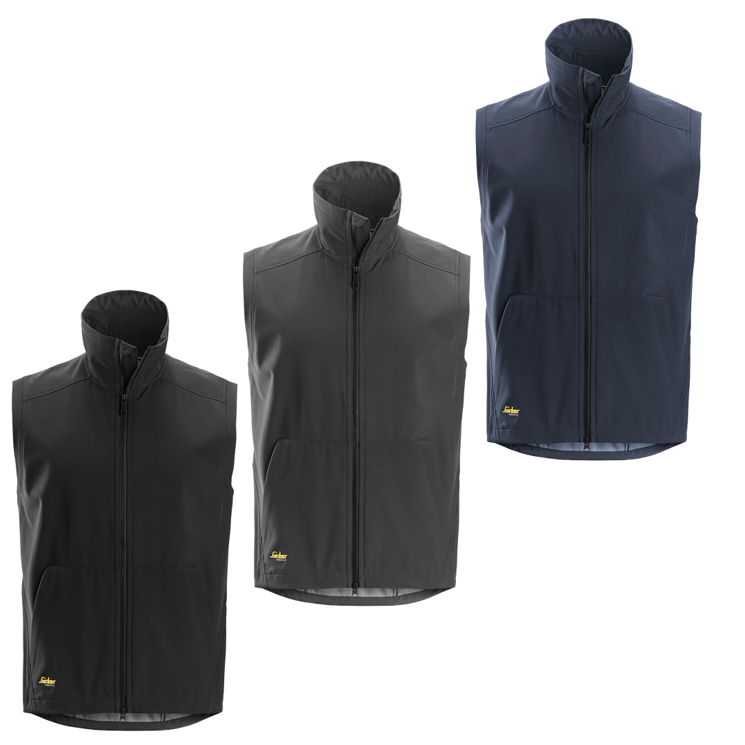 Snickers AllroundWork winddichte Softshell-Arbeitsweste 4505