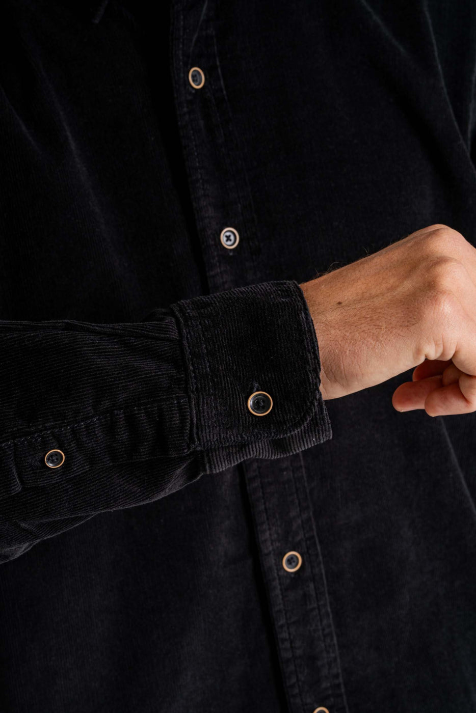 Reell Strike Shirt Black Schwarz