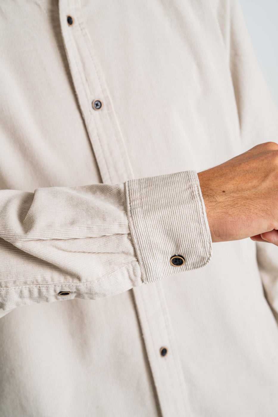 Reell Strike Shirt Oatmeal Beige